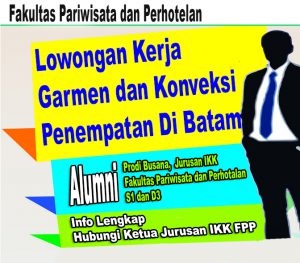 Read more about the article Lowongan Kerja Garmen dan Konveksi