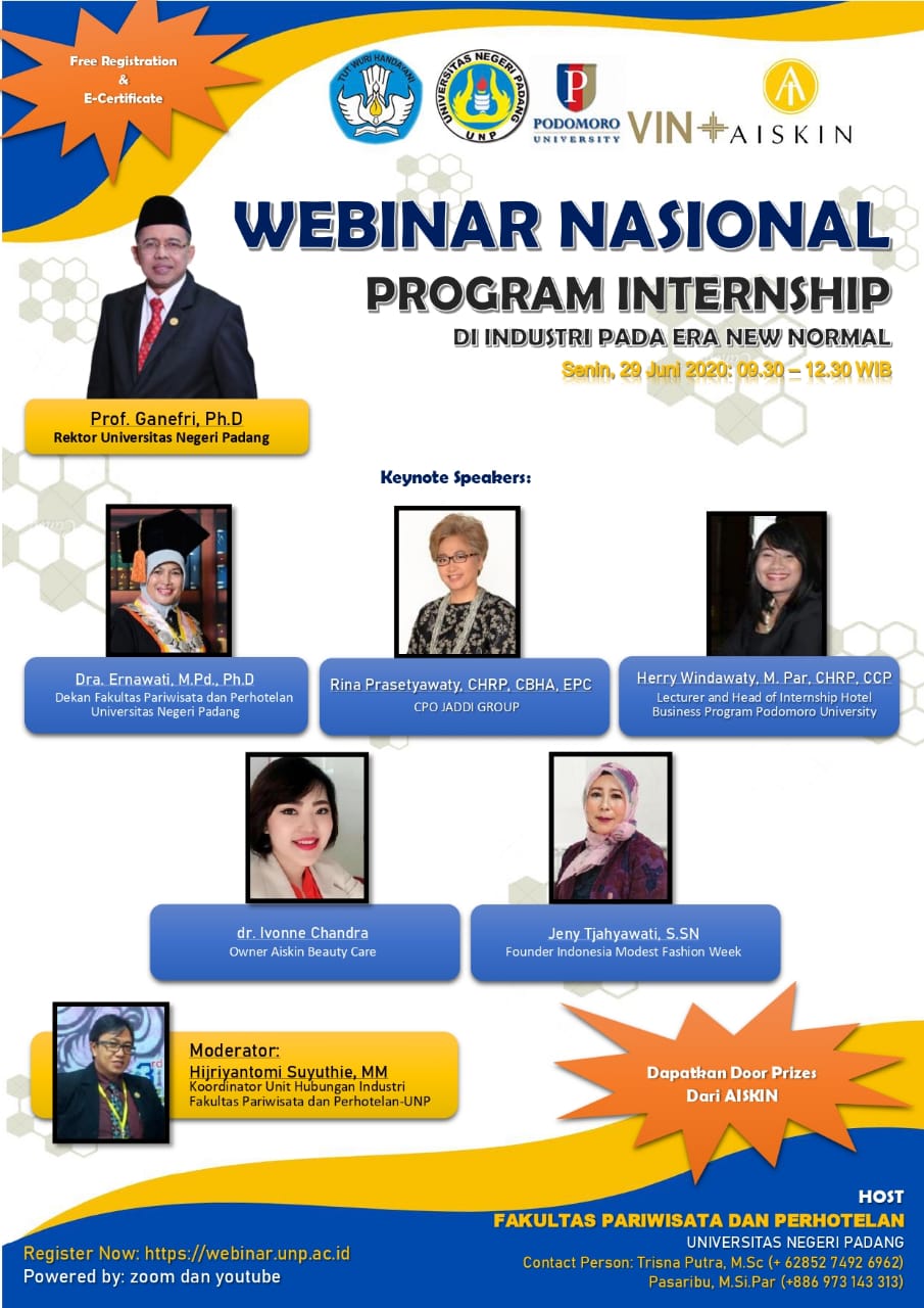 You are currently viewing WEBINAR NASIONAL | Program Internship di Industri pada Era New Normal