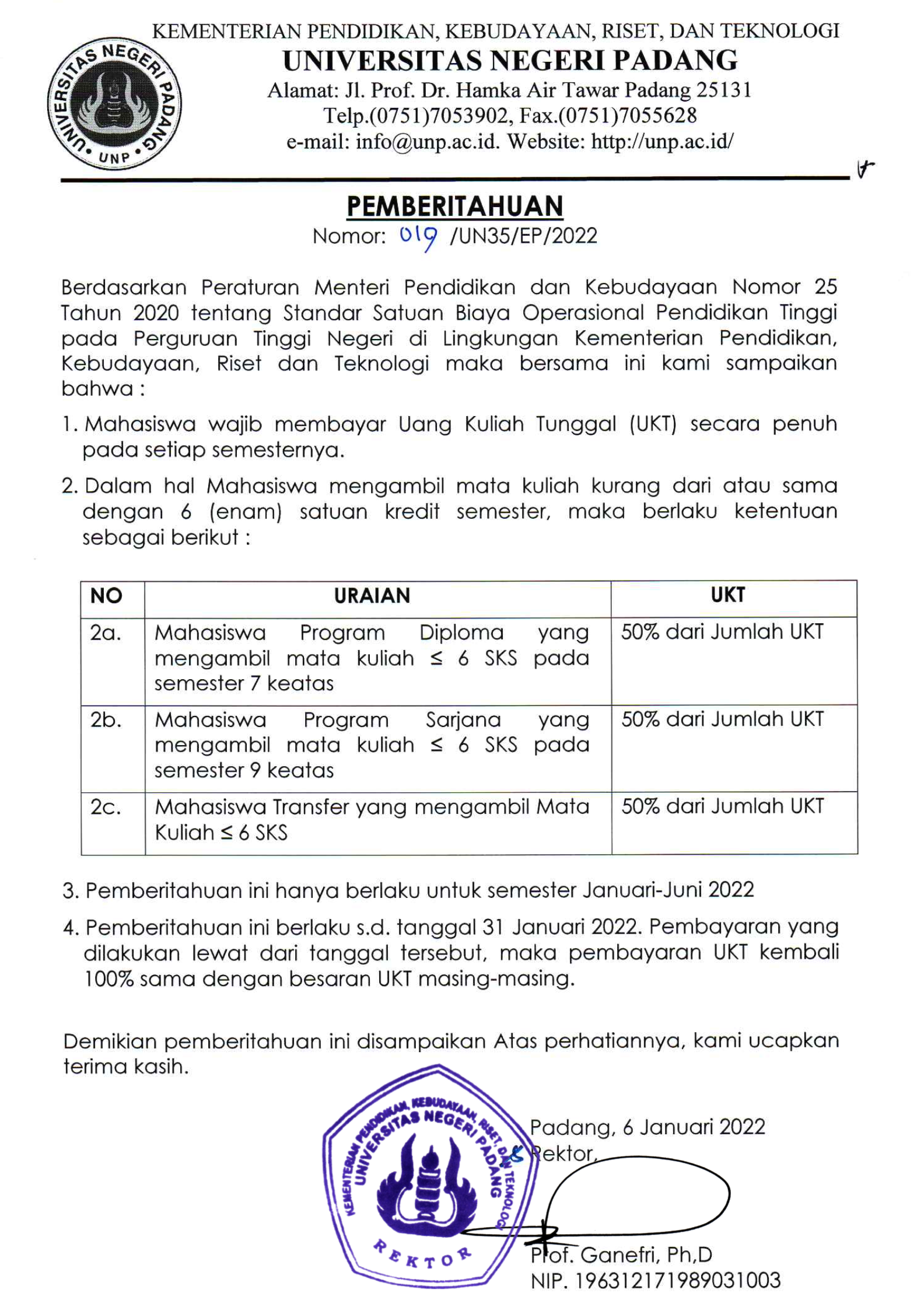 You are currently viewing Informasi Pembayaran UKT