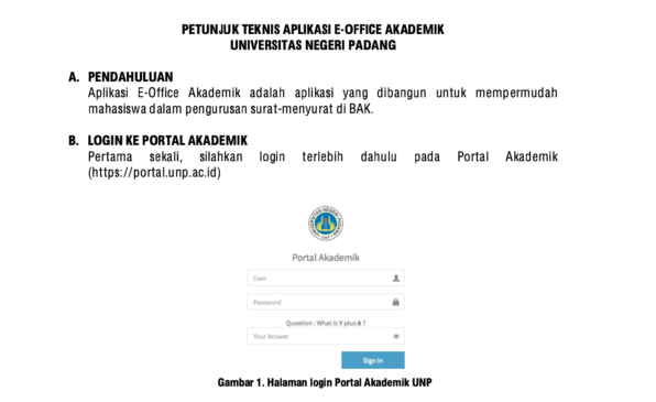 Read more about the article PETUNJUK TEKNIS APLIKASI E-OFFICE AKADEMIK UNIVERSITAS NEGERI PADANG